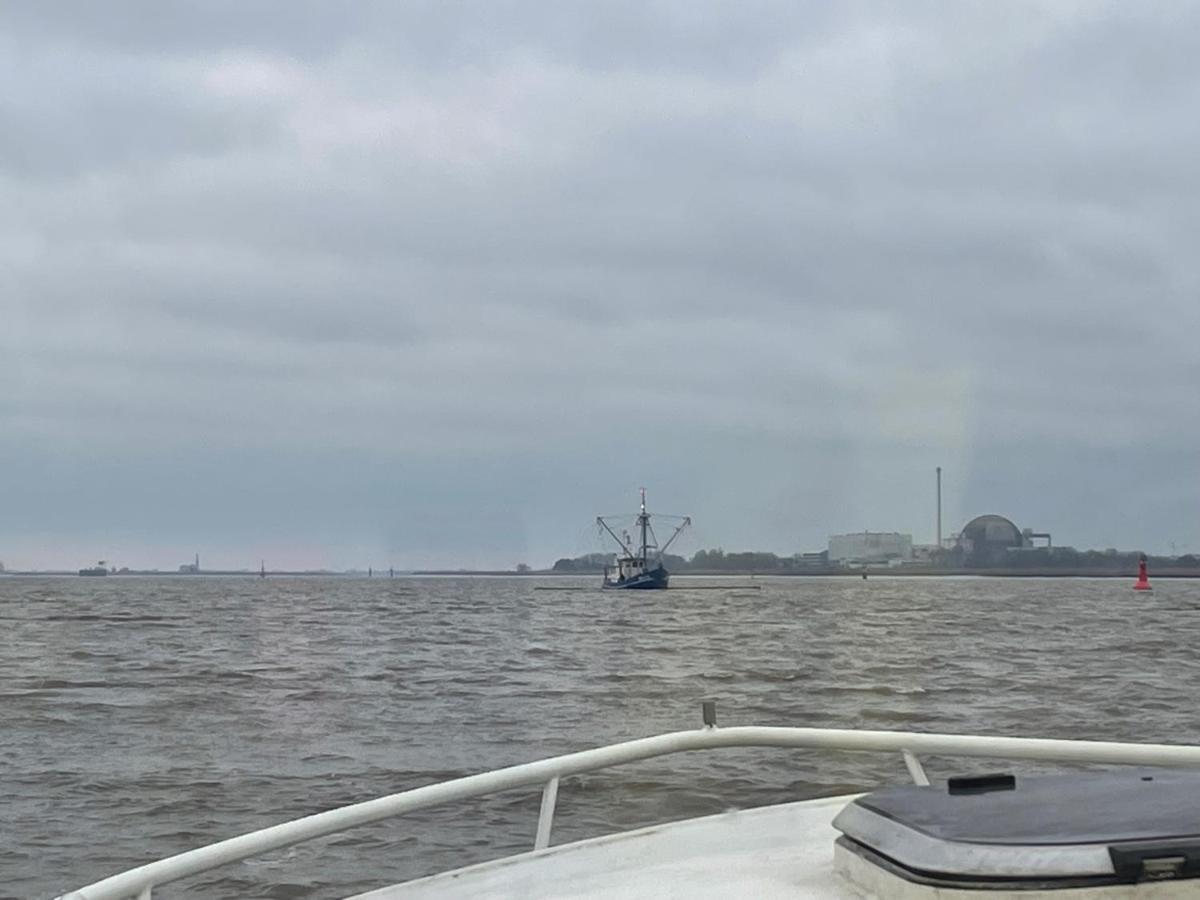 Suesses Motorboot - Bremen Ueberseestadt Dış mekan fotoğraf